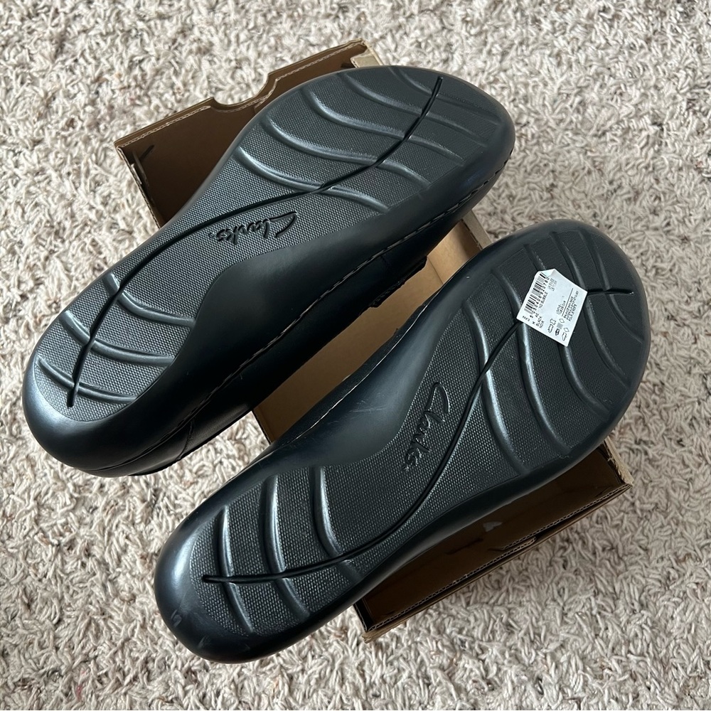 Clark’s Black Women’s Loafers Flats Shoes Size 11 XW  New in Box - Picture 12 of 15